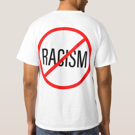 Rassismus beenden T-Shirt (Rückseite)
