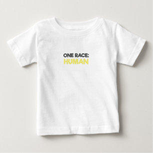 Rassismus ein Rassenhund Mensch Baby T-shirt