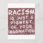 Rassismus - Graffiti Postkarte (Vorderseite)