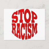 RASSISMUS POSTKARTE (Vorderseite)