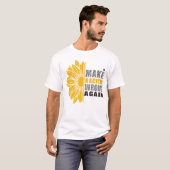 Rassismus Schwarz Leben Materie BLM Afroamerikaner T-Shirt (Vorne ganz)