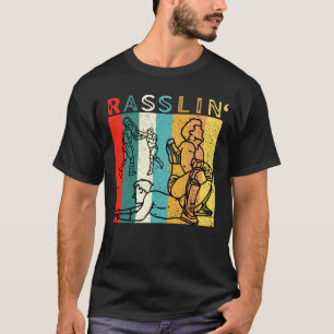 Rasslin' Retro Vintage Pro Wrestling Fan T-Shirt