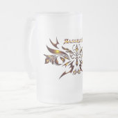 Rassrarr Bierglas Mattglas Bierglas (Vorderseite Links)