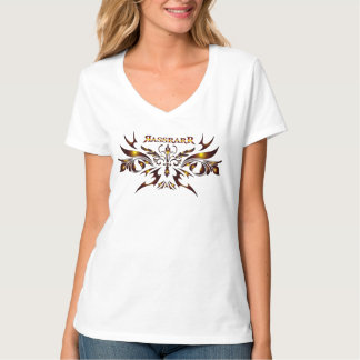 Rassrarr Frauen V-Shirt T-Shirt