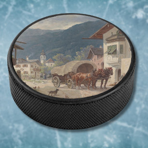 Rast vor dem Gasthof – Désiré Thomassin Eishockey Puck