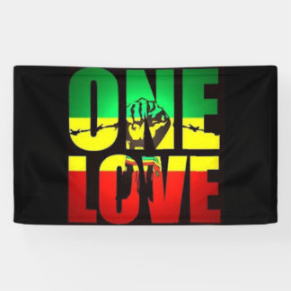 Rasta 1 Liebe T - Shirt Postcard Tasse Napkins Banner