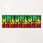 Rasta 1 Liebe Yogamatte (Vorderseite (Horizontal))