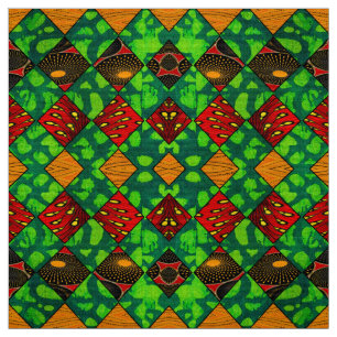 Rasta African Print Stoff