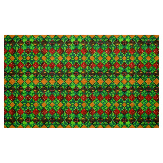 Rasta African Print Stoff (Fat Quarter (45,7 x 55,9 cm))