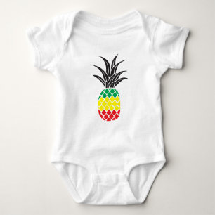 Rasta Ananas Baby Strampler