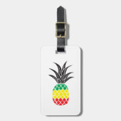 Rasta Ananas Gepäckmarke Gepäckanhänger (Vorderseite vertikal)