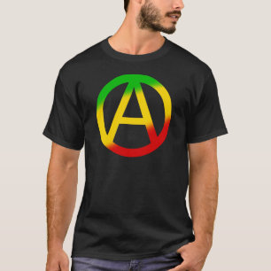 Rasta Anarchie-Symbol T-Shirt