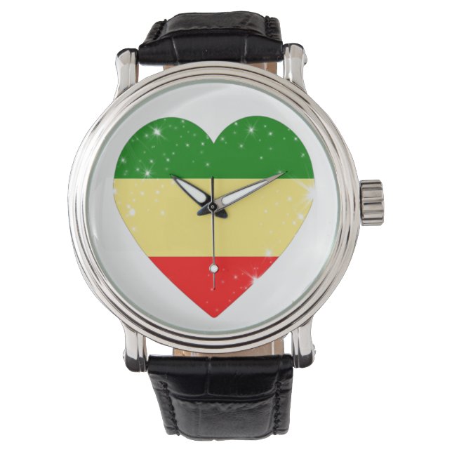 Rasta Armbanduhr (Vorderseite)