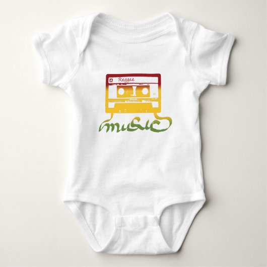 rasta Band-Reggae Baby Strampler (Vorderseite)