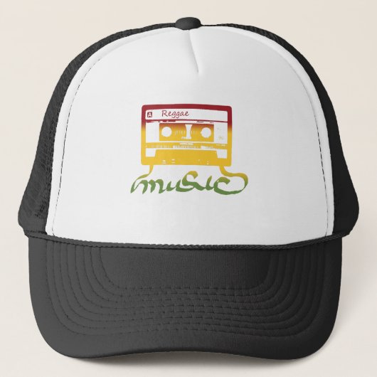 rasta Band-Reggae Truckerkappe (Vorderseite)