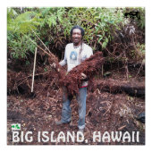 RASTA BAUER MIT HAPUU FERN POSTER (Vorderseite)