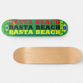 RASTA BEACH JMT BRAZIL 8 1/4" Skateboardstock Deck Skateboard (Horizontal)