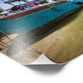 Rasta Boat Fotodruck (Ecke)