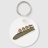 Rasta-Bobschlitten-Team Schlüsselanhänger (Rückseite)