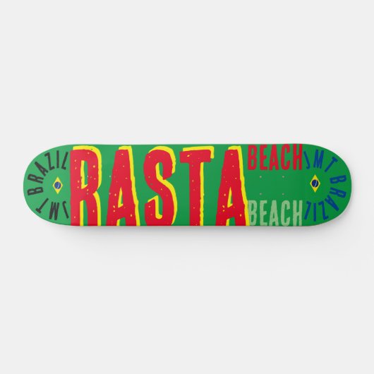RASTA Brasil 7 3/4" Skateboard Deck (Horizontal)