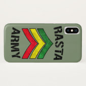 Rasta Case-Mate iPhone Hülle (Rückseite (Horizontal))