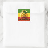 Rasta Chant Down Babylon Lion Sticker (Tasche)