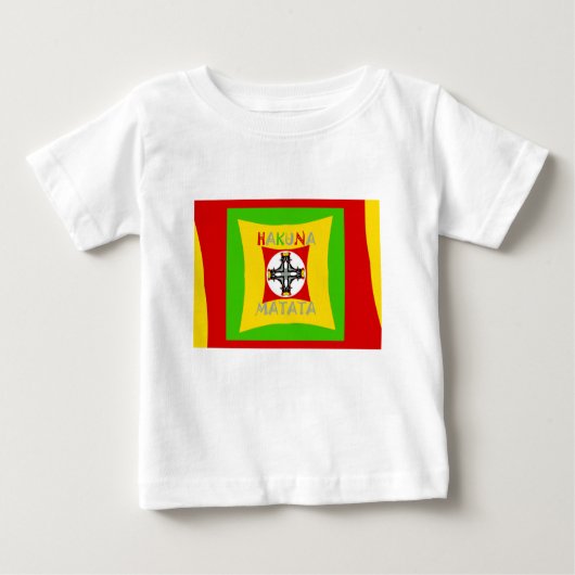 Rasta Color Red Golden Green Baby T-shirt (Vorderseite)