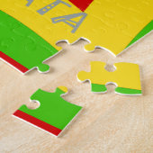 Rasta Color Red Golden Green Puzzle (Seite)