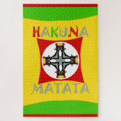 Rasta Color Red Golden Green Puzzle (Vertikal)