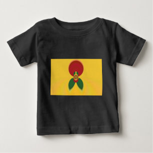 Rasta Colors Abstrakte Kunstdrucke Baby T-shirt