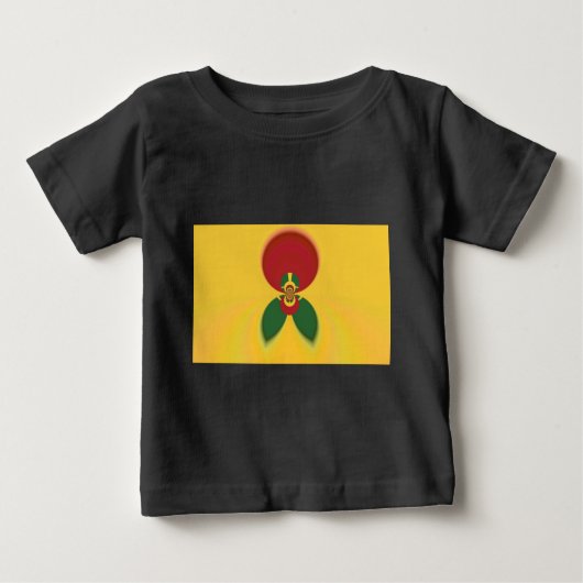 Rasta Colors Abstrakte Kunstdrucke Baby T-shirt (Vorderseite)