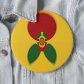 Rasta Colors Abstrakte Kunstdrucke Button (Beispiel)