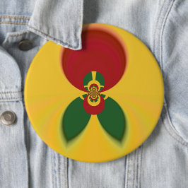 Rasta Colors Abstrakte Kunstdrucke Button