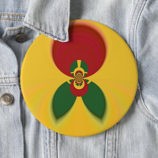 Rasta Colors Abstrakte Kunstdrucke Button (Beispiel)