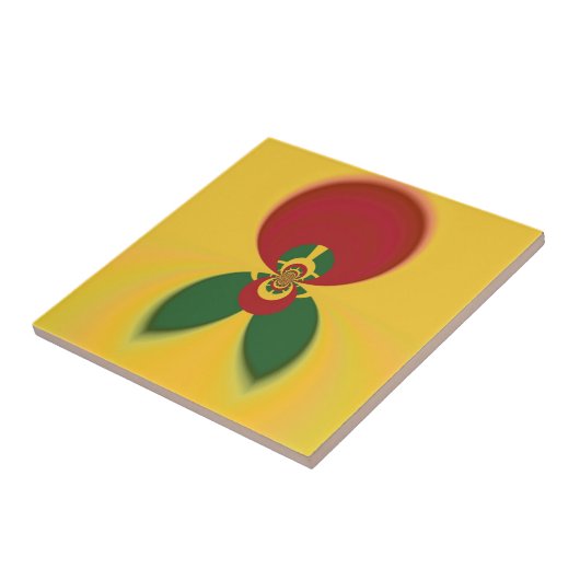 Rasta Colors Abstrakte Kunstdrucke Fliese (Seite)