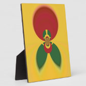 Rasta Colors Abstrakte Kunstdrucke Fotoplatte (Seite)