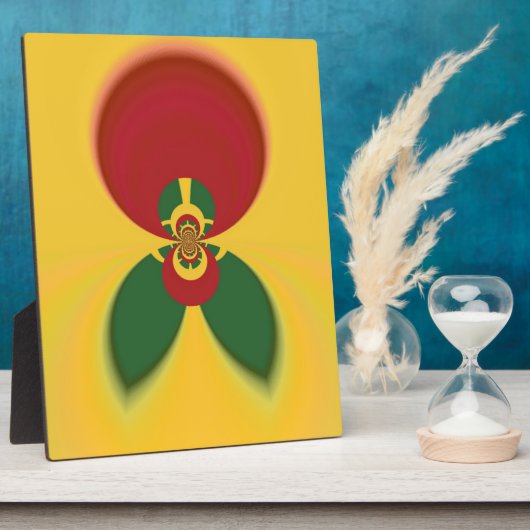 Rasta Colors Abstrakte Kunstdrucke Fotoplatte (Seite)