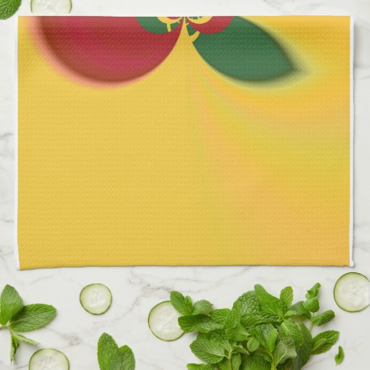 Rasta Colors Abstrakte Kunstdrucke Handtuch (Gefaltet)