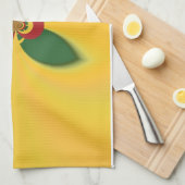 Rasta Colors Abstrakte Kunstdrucke Handtuch (Viertel Falte)