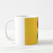 Rasta Colors Abstrakte Kunstdrucke Kaffeetasse (Links)