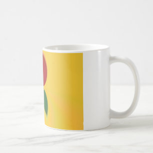 Rasta Colors Abstrakte Kunstdrucke Kaffeetasse
