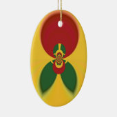 Rasta Colors Abstrakte Kunstdrucke Keramikornament (Rechts)