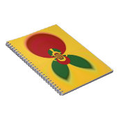 Rasta Colors Abstrakte Kunstdrucke Notizblock (Rechte Seite)