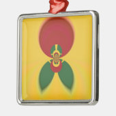 Rasta Colors Abstrakte Kunstdrucke Ornament Aus Metall (Links)