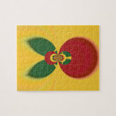 Rasta Colors Abstrakte Kunstdrucke Puzzle (Horizontal)