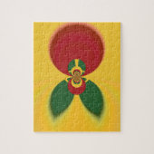 Rasta Colors Abstrakte Kunstdrucke Puzzle (Vertikal)