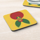 Rasta Colors Abstrakte Kunstdrucke Untersetzer (Linke Seite)