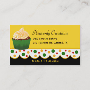 Rasta Colors Bakery Business Card Visitenkarte
