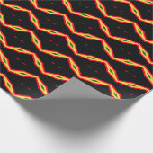 Rasta Colors Muster Geschenkpapier (Ecke)