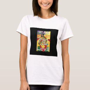 Rasta Colors Red Golden Green Hillary Art Print T-Shirt